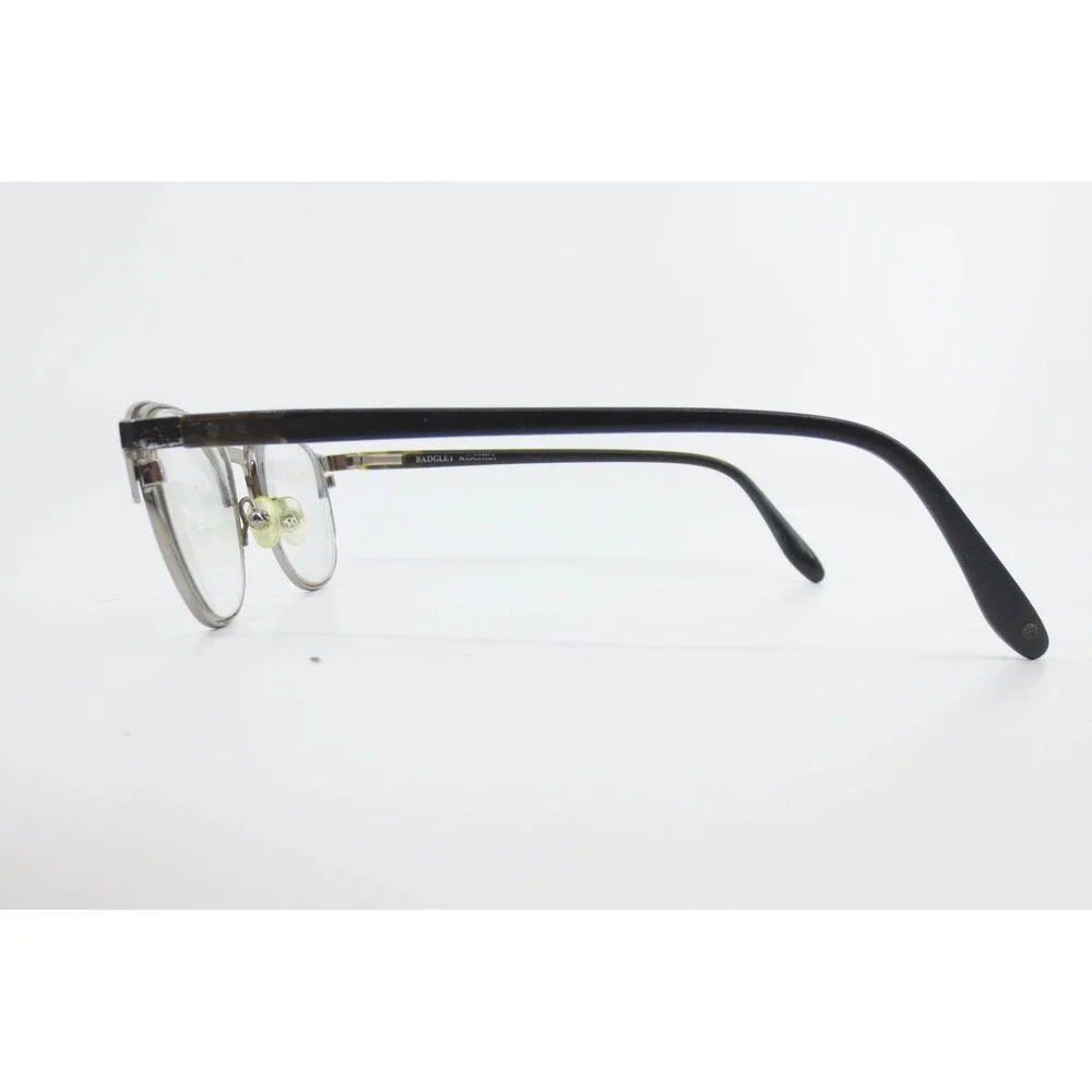 Badgley Mischka Bristol Black Silver Panto Eyeglasses Frames 49-20-140 BM